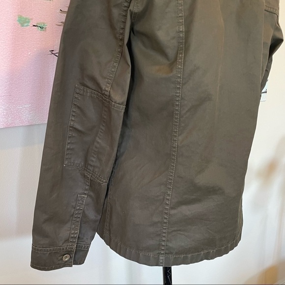 J. Crew Washed & Aged Utility Jacket brown Small. - Picture 7 of 8